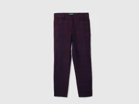 Boys Checked Trousers