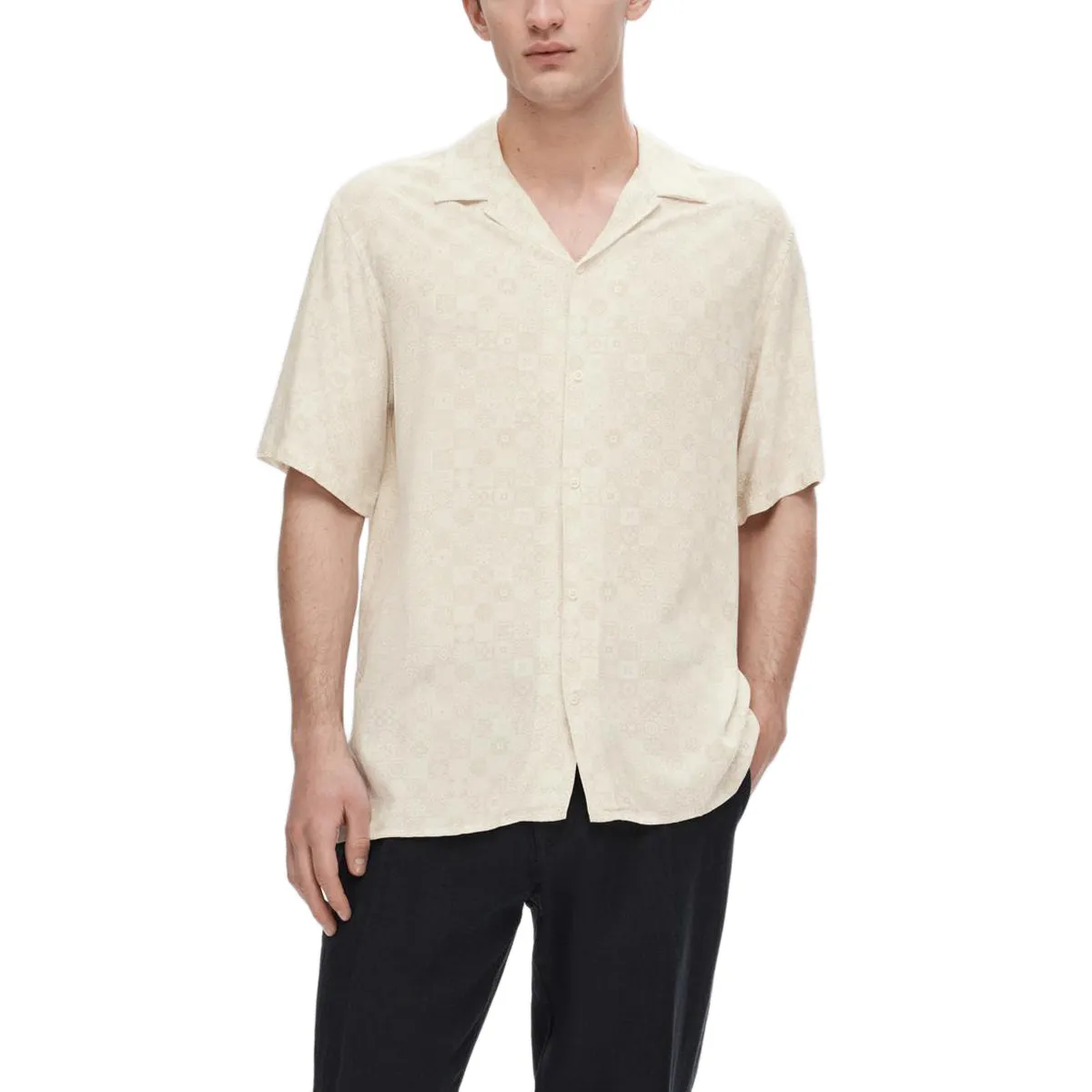 Camisa Slhrelax-vero Shirt Aop