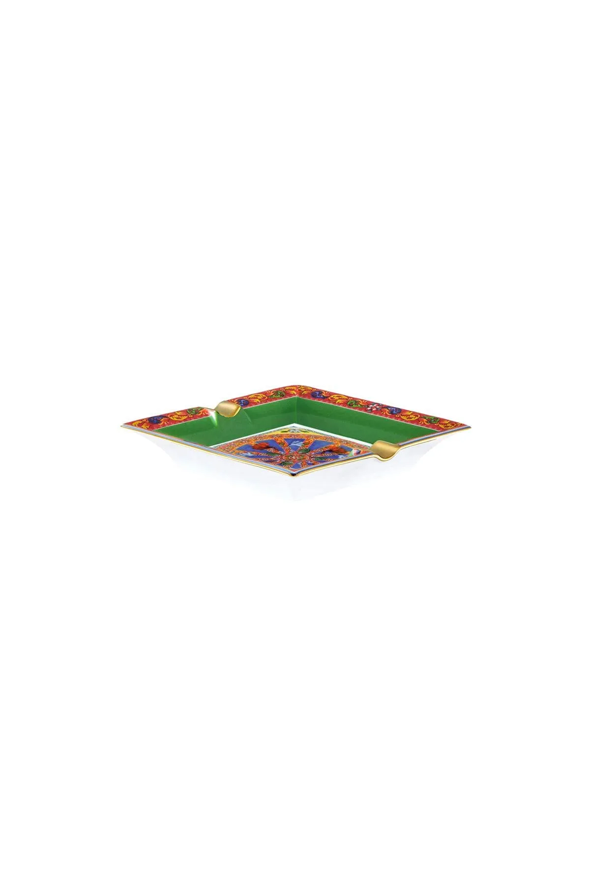 carretto siciliano' ashtray - 18 x 18 cm