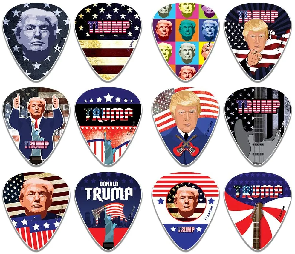 Donald Trump President Collectors Guitar Picks Series  (12-Pack)