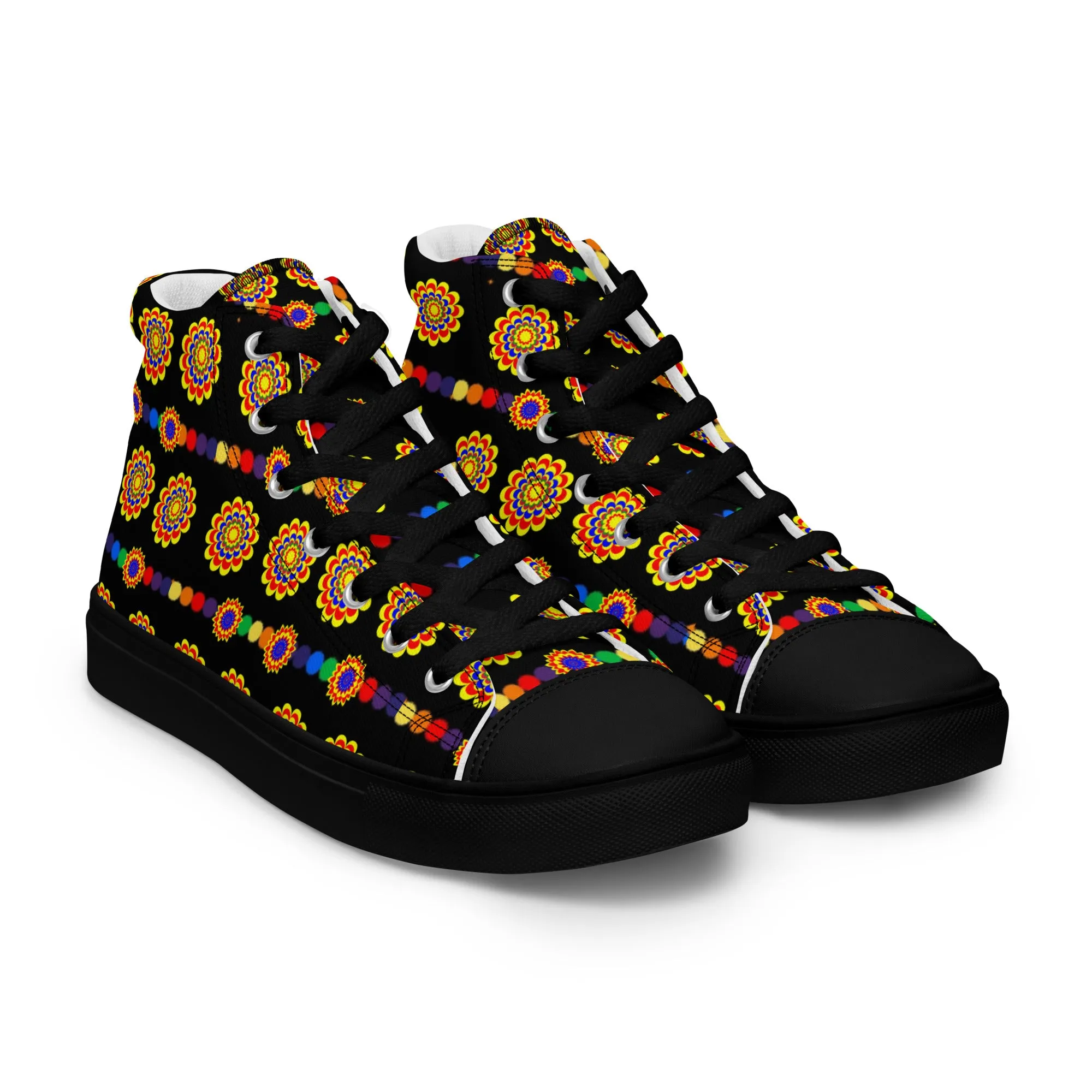 High top canvas shoes mens
