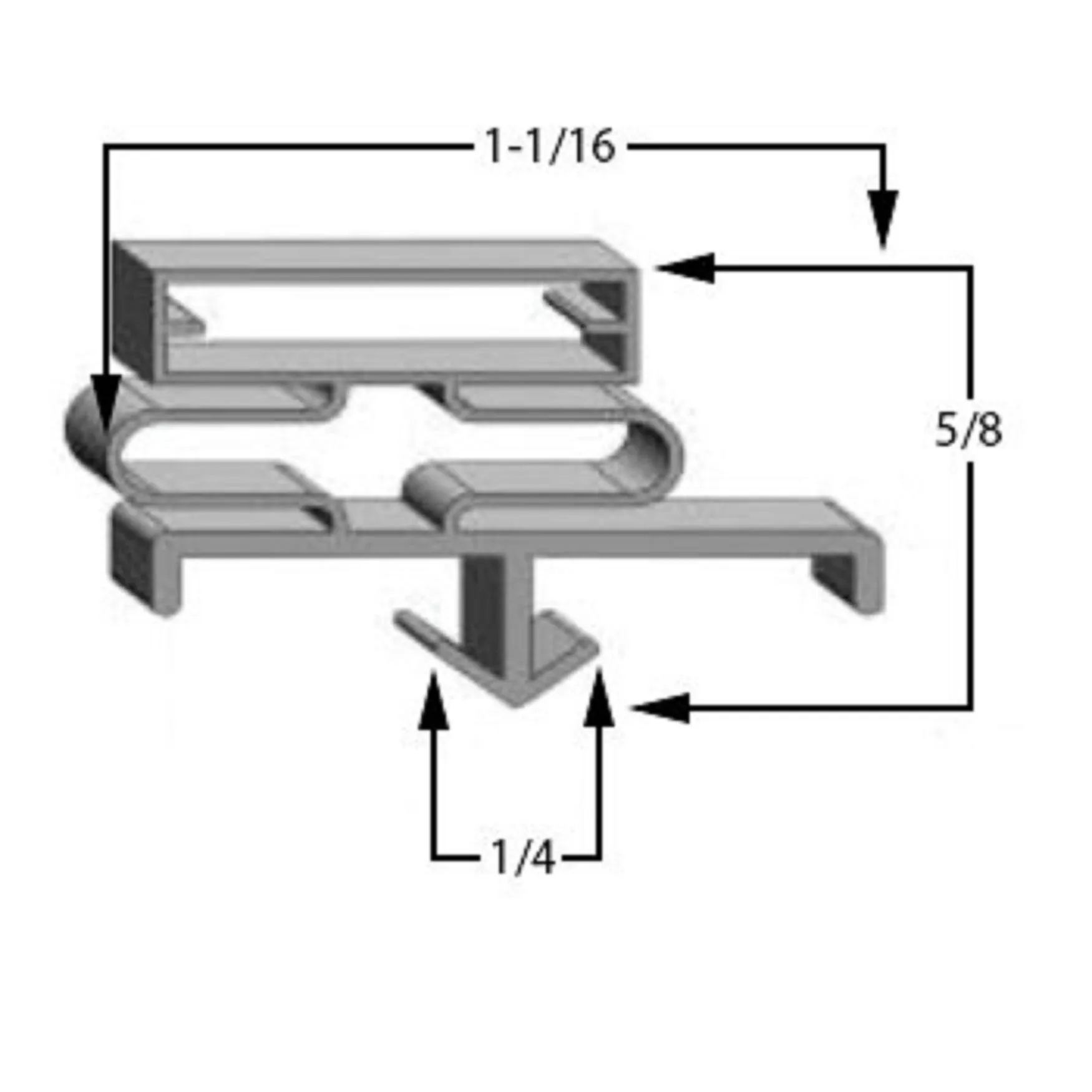 Jordon GA95 Compatible Door Gasket