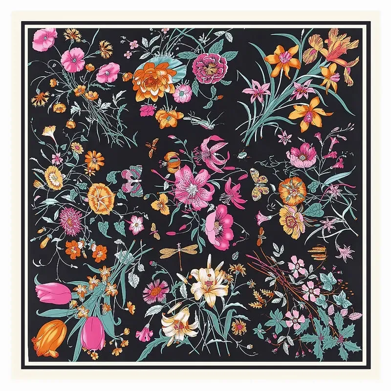 Luxury Brand Silk Scarf