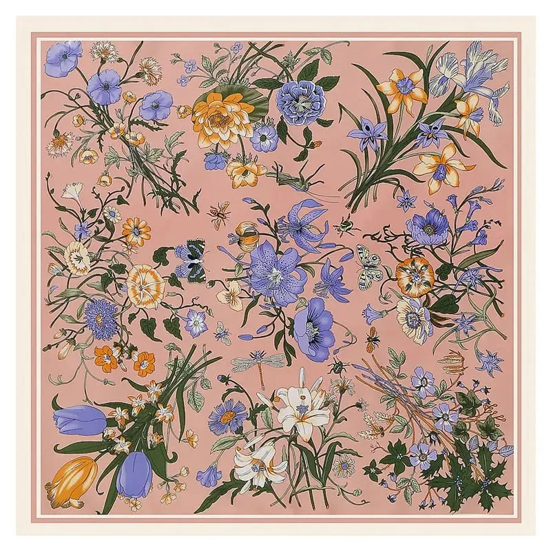 Luxury Brand Silk Scarf