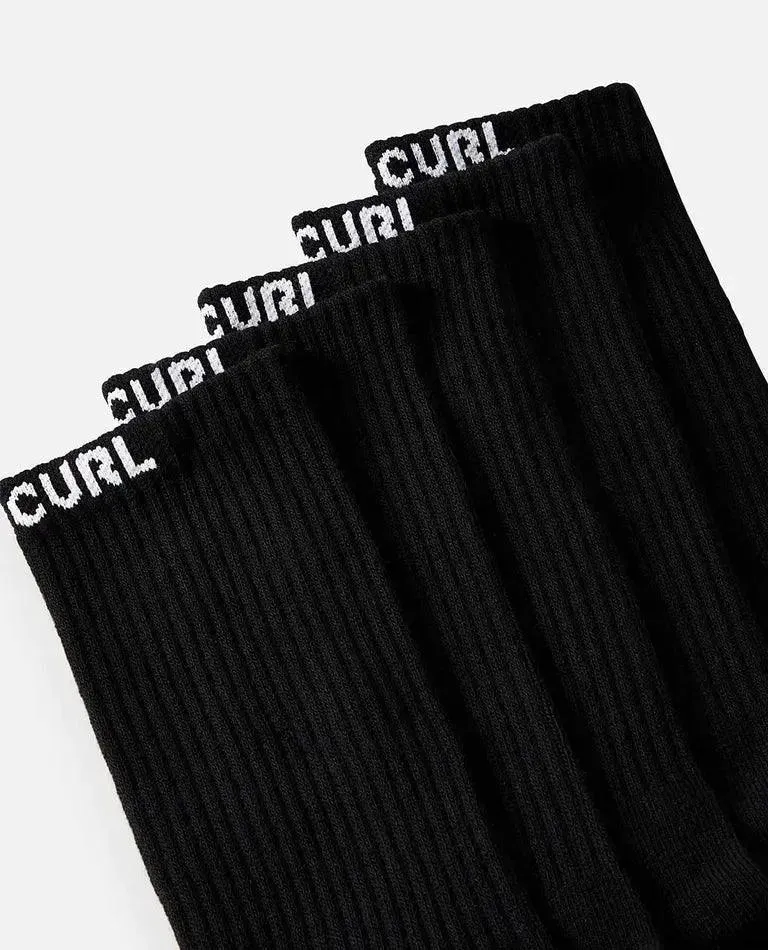 Men'S Brand Crew Sock - 5 Pack