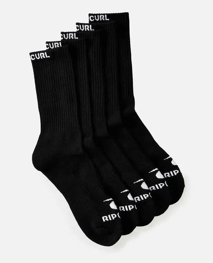 Men'S Brand Crew Sock - 5 Pack