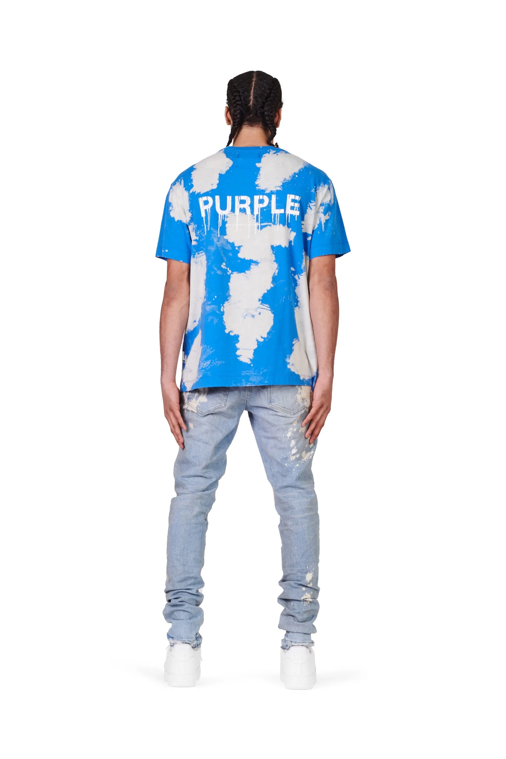 Purple brand indigo big bleach blowout