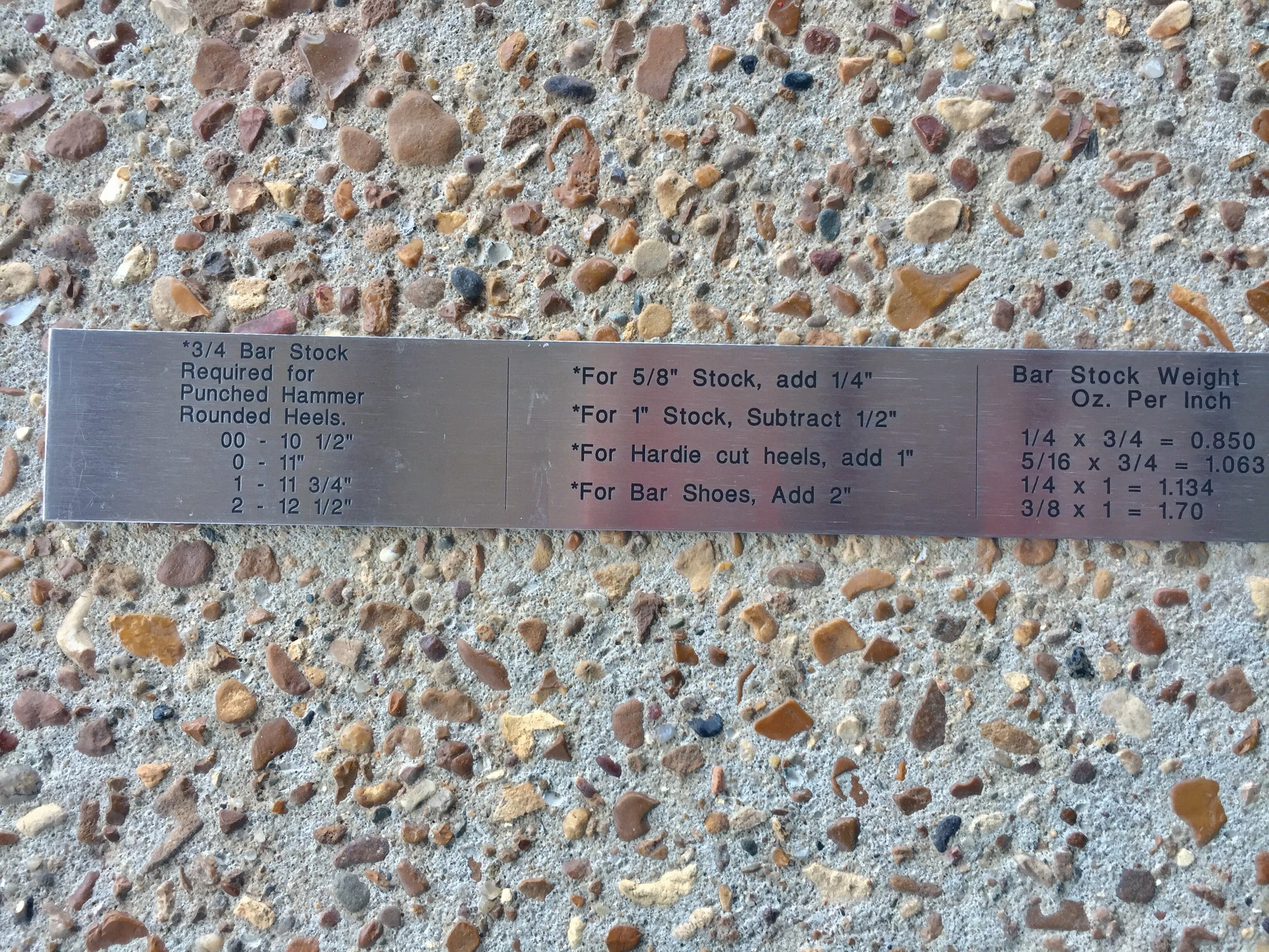W-Brand Farrier Ruler